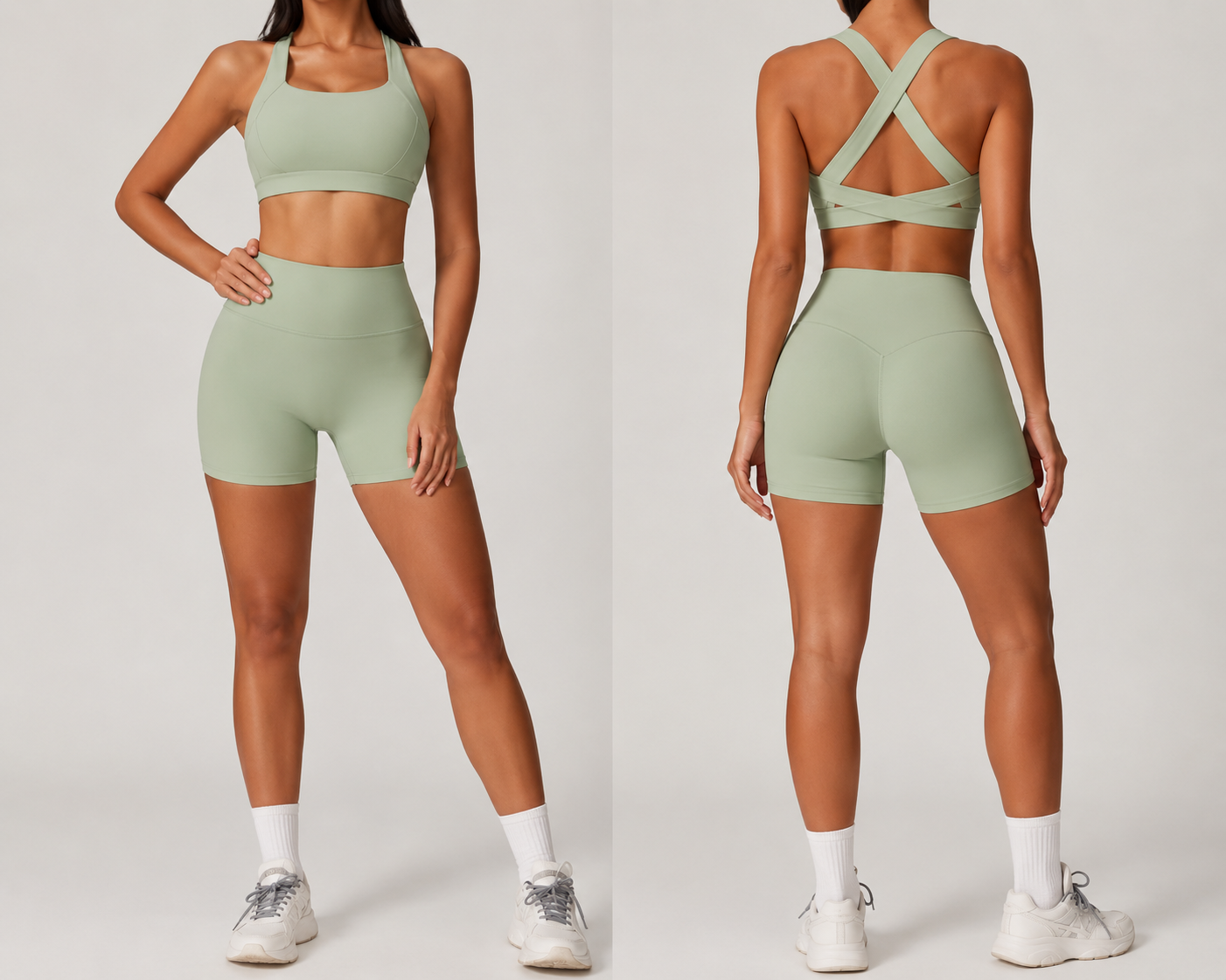 X Sculpt-shorts set