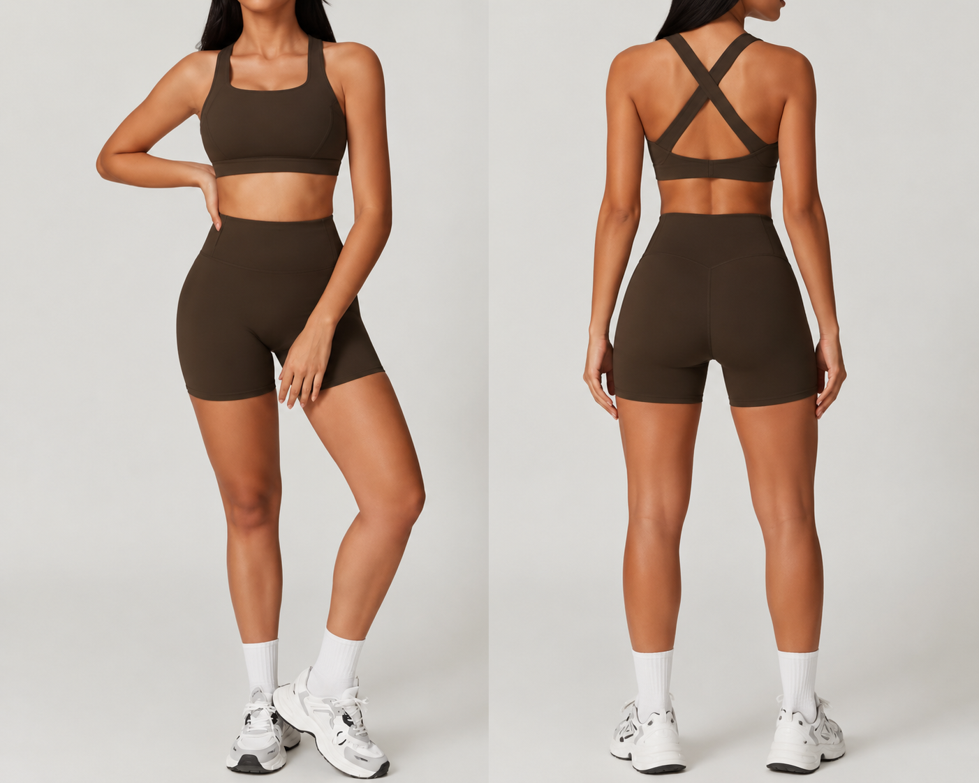X Sculpt-shorts set