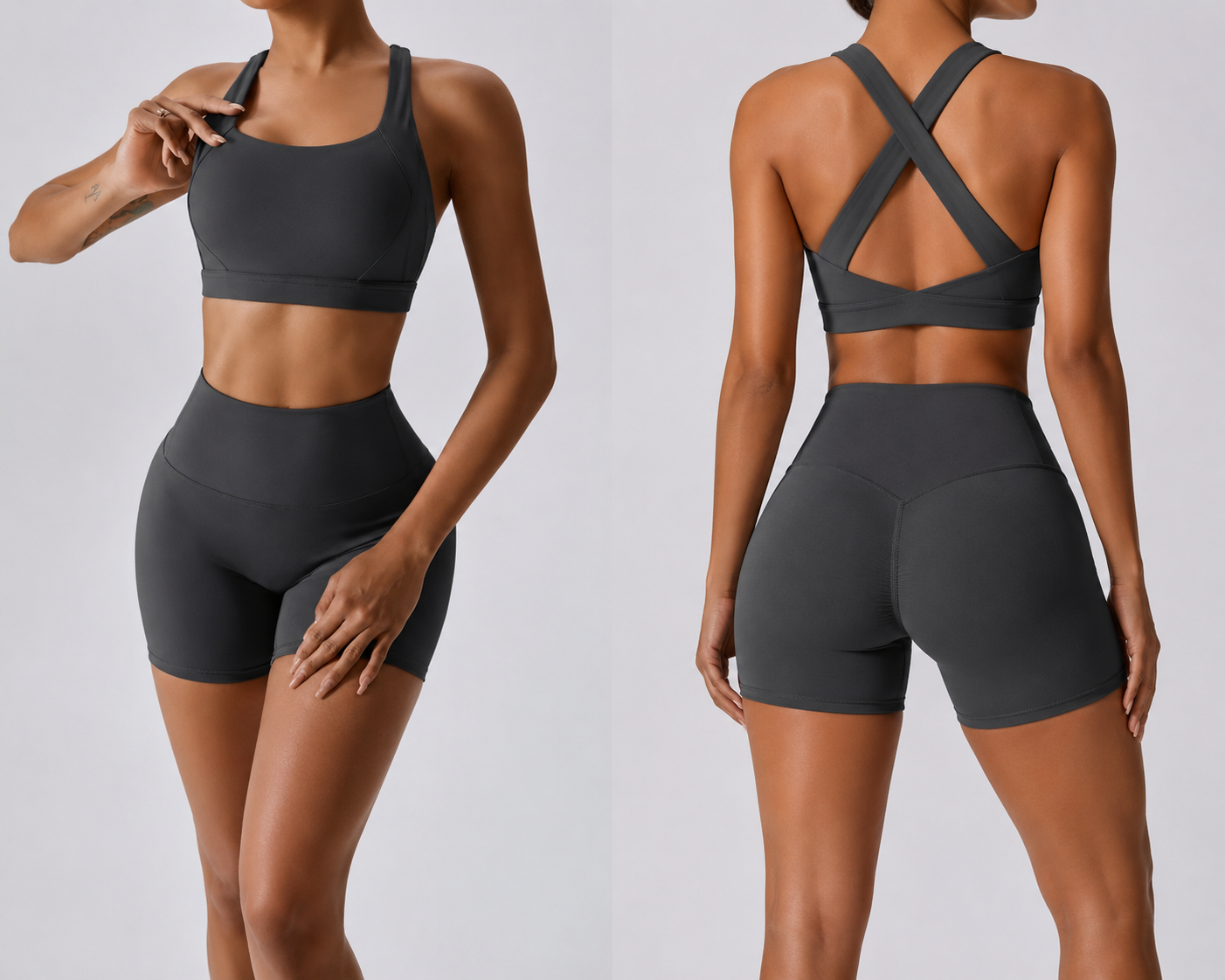 X Sculpt-shorts set