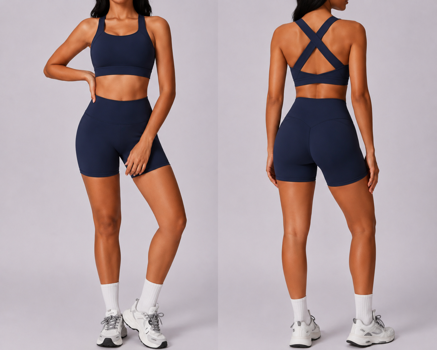 X Sculpt-shorts set