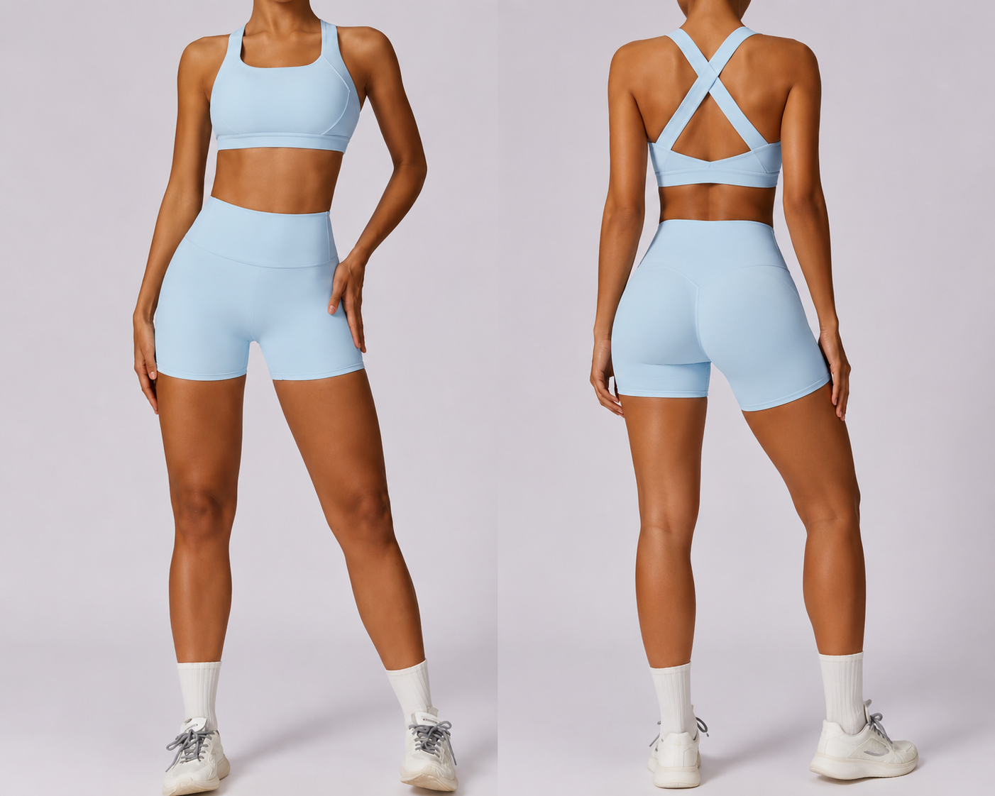 X Sculpt-shorts set