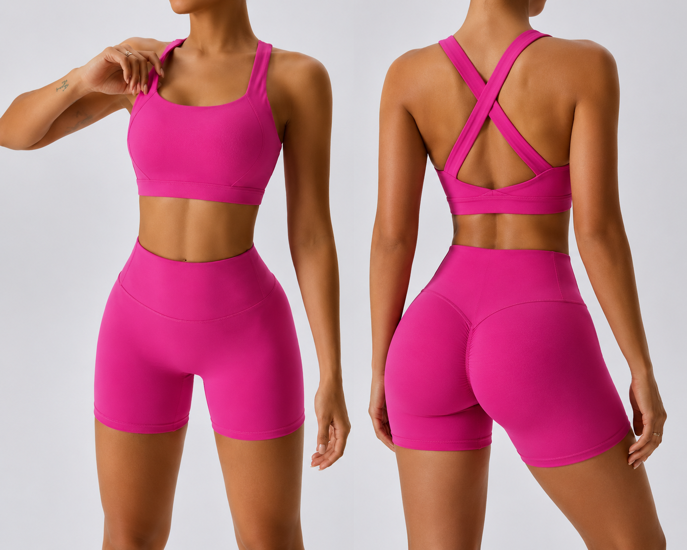 X Sculpt-shorts set