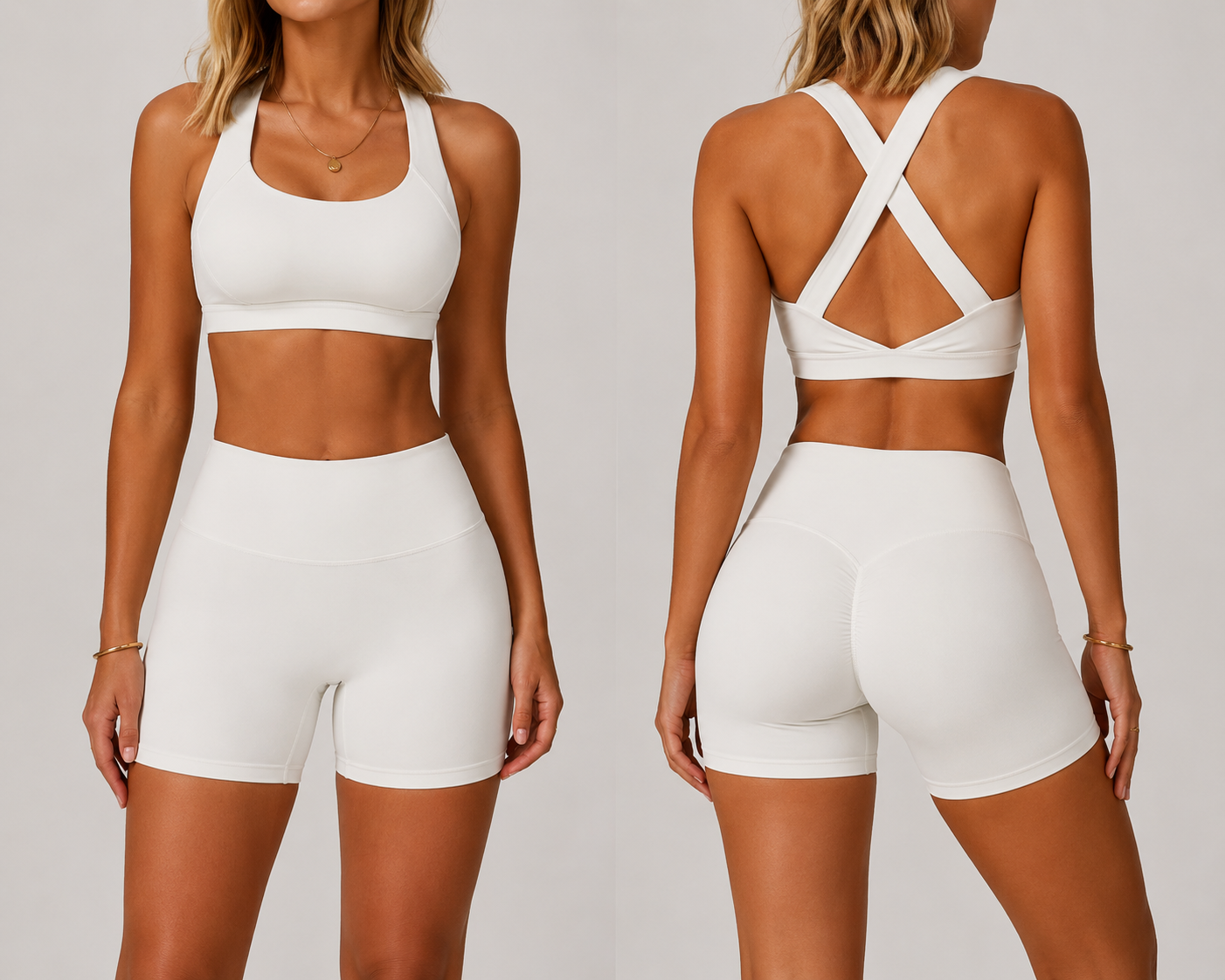 X Sculpt-shorts set